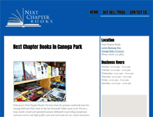 Tablet Screenshot of nextchapterbooks.com